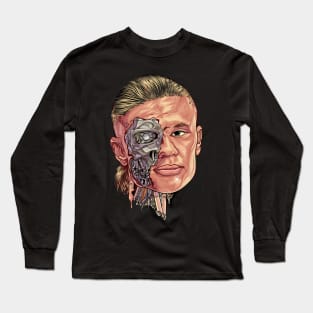 Erling haaland Cyborg art Design T-Shirt Hoodie Stickers Long Sleeve T-Shirt